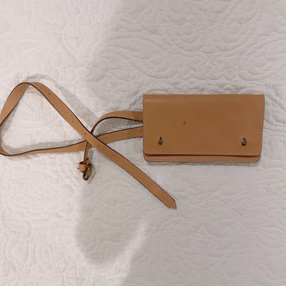 Madewell Mini leather fanny pack/belt bag